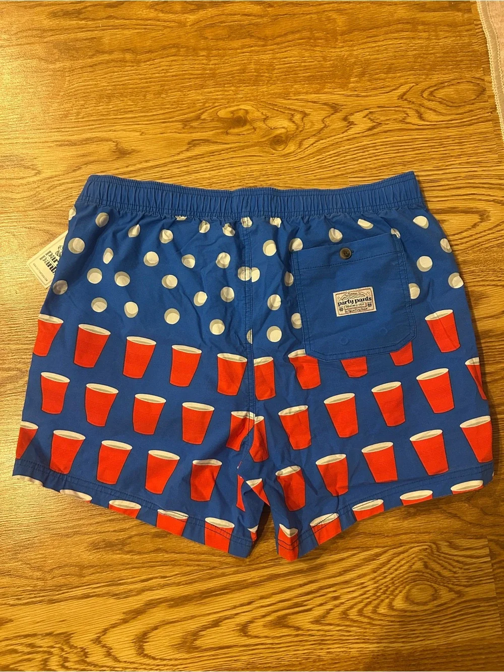 Men’s Party Pants Swim Shorts size XL NWT